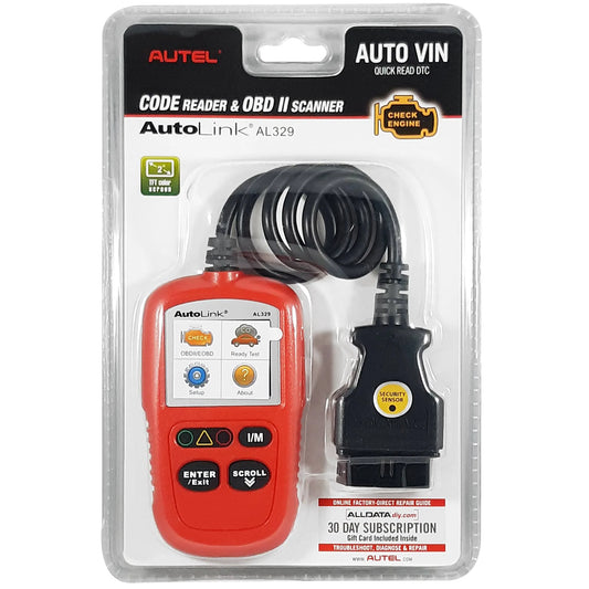 Autel AutoLink AL329 OBDII & CAN Diagnostic Scan Tool